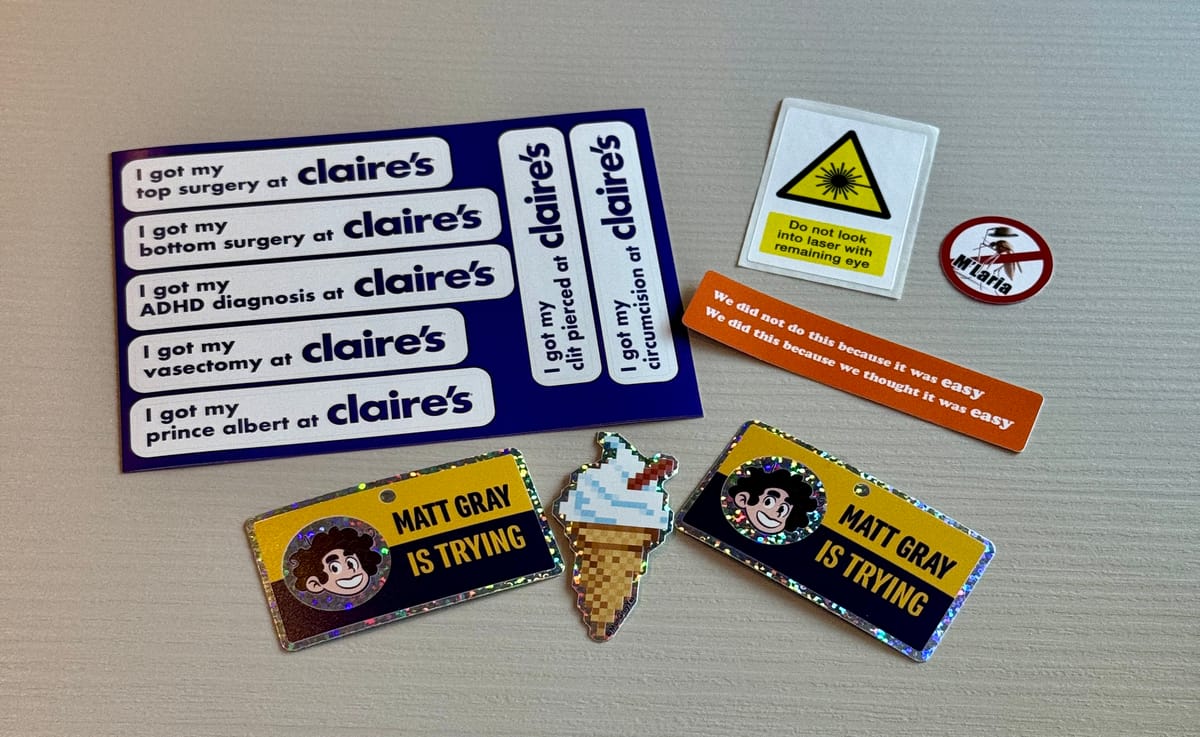 Limited Edition Sticker Shop